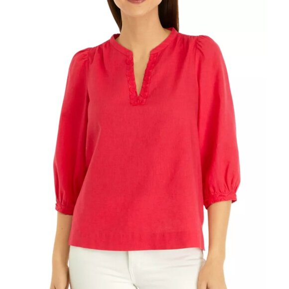 Coral  rown and Ivy top - Picture 1 of 2